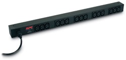 APC Rack PDU, Basic, ZeroU, 10A, 230V, (15x) C13, C14 stekker