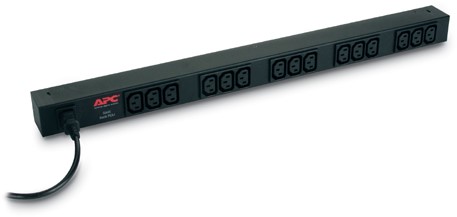 APC Rack PDU, Basic, ZeroU, 10A, 230V, (15x) C13, C14 stekker