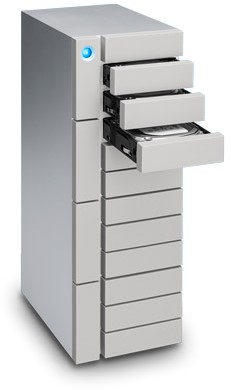 LaCie 72TB 12big Thunderbolt 3 disk array Desktop Zilver