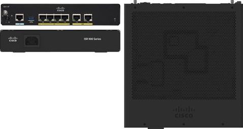 Cisco C921-4PLTEGB bedrade router Gigabit Ethernet Zwart