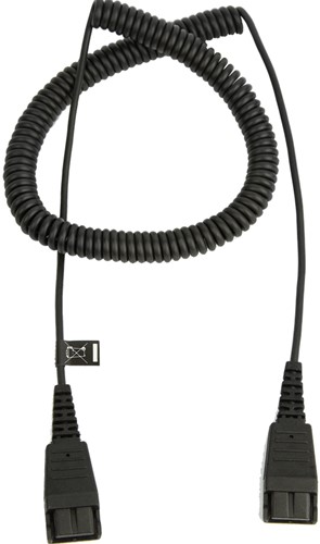 Jabra 8730-009 audio kabel 0,5 m QD Zwart