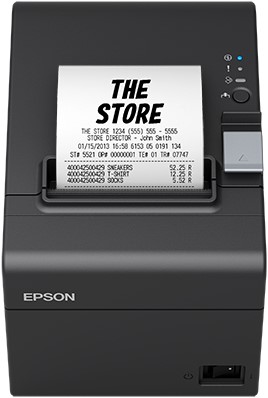 Epson TM-T20III (011): USB + Serial, PS, Blk, EU