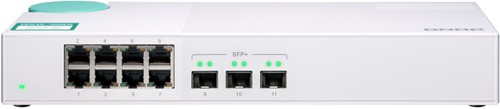 QNAP QSW-308S netwerk-switch Unmanaged Gigabit Ethernet (10/100/1000) Wit