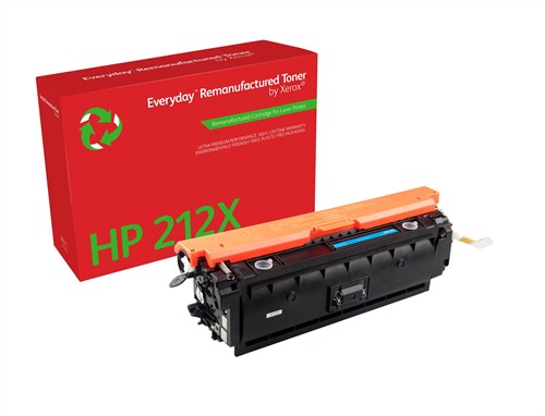 Everyday Cyaan Toner compatibel met HP 212X (W2121X), High capacity