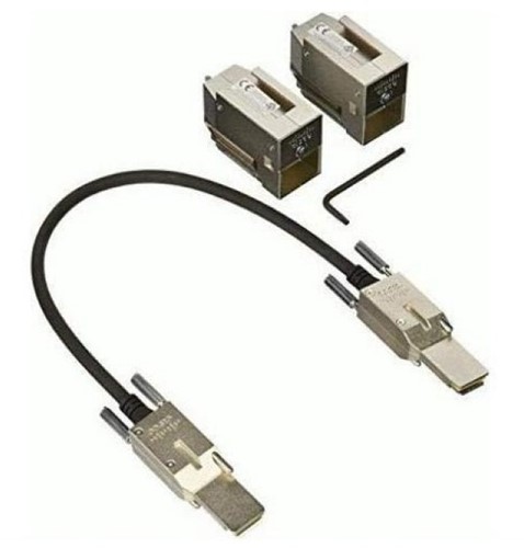 Cisco C9300L-STACK-KIT2= InfiniBand en Glasvezelkabel 0,5 m Zwart, Grijs