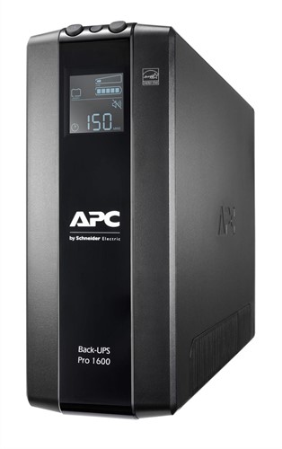 APC Back-UPS PRO BR1600MI - Noodstroomvoeding, 8x C13 uitgang, USB, 1600VA