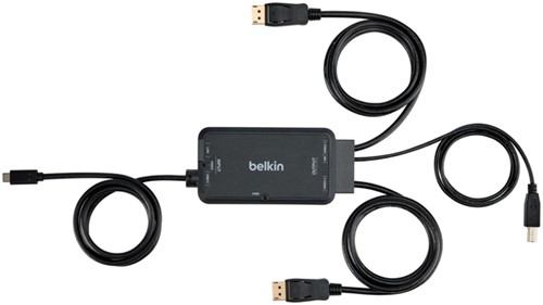 Belkin F1DN2CCBL-CPN6T KVM-extender Zender en ontvanger