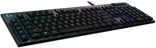 Logitech G G815 LIGHTSYNC RGB Mechanical Gaming Keyboard – GL Linear toetsenbord USB QWERTY Engels Koolstof
