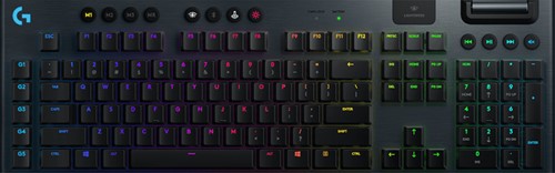 Logitech G G915 toetsenbord RF-draadloos + Bluetooth QWERTY Engels Koolstof