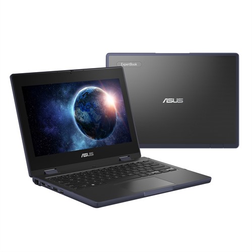 ASUS BR1104FGA-NS0057XA Hybride (2-in-1) 29,5 cm (11.6") Touchscreen HD Intel® N N100 8 GB LPDDR5-SDRAM 128 GB Flash Wi-Fi 6 (802.11ax) Windows 11 Pro Education Zwart, Grijs