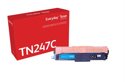 Everyday Cyaan Toner vervangt de Brother TN-247C, Hoog rendement
