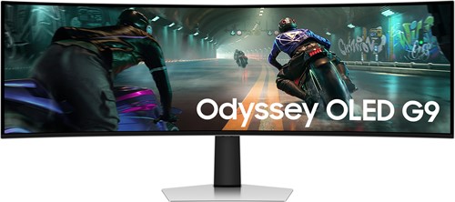 Samsung S49DG912S computer monitor 124,5 cm (49") 5120 x 1440 Pixels Dual QHD OLED Zilver