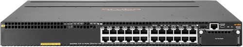 Hewlett Packard Enterprise Aruba 3810M 24G PoE+ 1-slot Managed L3 Gigabit Ethernet (10/100/1000) Power over Ethernet (PoE) 1U Zwart