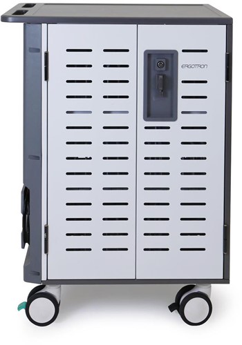 Ergotron DM40-2009-2 wagen en kast voor management van draagbare apparatuur Vrijstaand Zilver