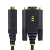 StarTech.com 1P10FFCN-USB-SERIAL seriële kabel Zwart 3 m USB Type-A DB-9-2
