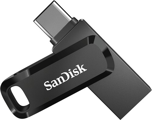 SanDisk Ultra Dual Drive Go USB flash drive 64 GB USB Type-A / USB Type-C 3.2 Gen 1 (3.1 Gen 1) Zwart