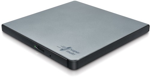 Hitachi-LG Slim Portable DVD-Writer optisch schijfstation DVD±RW Zilver