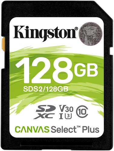 Kingston Technology Canvas Select Plus 128 GB SDXC UHS-I Klasse 10