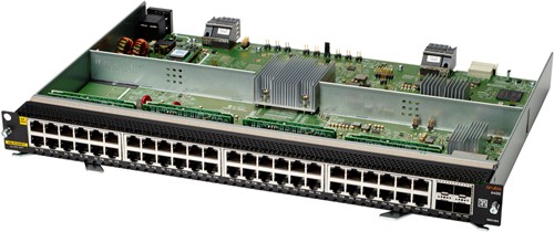 Aruba 6400 48-port 1GbE Class 6 PoE & 4-port SFP56 v2 network switch module Gigabit Ethernet