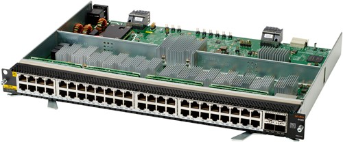 Aruba 6400 48-port Smart Rate 1/2.5/5GbE Class 6 PoE & 4-port SFP56 v2 network switch module