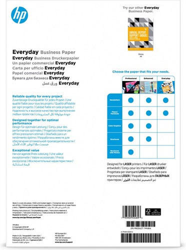 HP Everyday Business Paper, Glossy, 120 g/m2, A3 (297 x 420 mm), 150 sheets-3