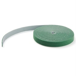 StarTech.com 7,6m Bulk Rol Klittenband - Op Maat te Knippen Herbruikbare Kabelbinders - Industriële Klitband Tape - Zelfklevende Klittenband Tyrap Strips - Groen