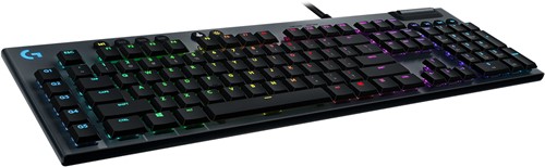 Logitech G G815 LIGHTSYNC RGB Mechanical Gaming Keyboard – GL Clicky toetsenbord USB QWERTY Engels Koolstof