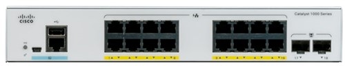 Cisco Catalyst C1000-16P-2G-L netwerk-switch Managed L2 Gigabit Ethernet (10/100/1000) Power over Ethernet (PoE) Grijs