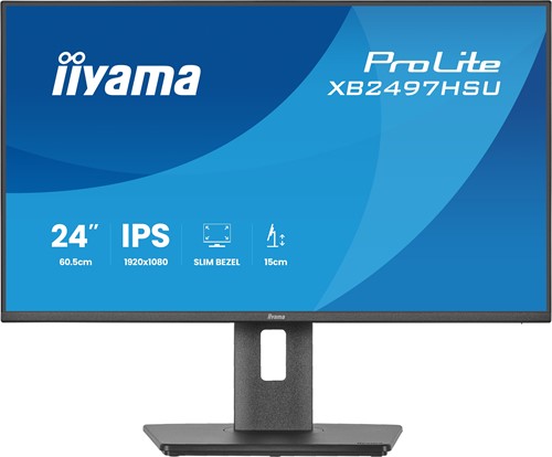 iiyama ProLite XB2497HSU-B1 computer monitor 60,5 cm (23.8") 1920 x 1080 Pixels Full HD Zwart-3