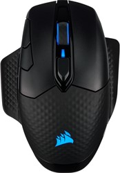 Corsair DARK CORE RGB PRO muis Rechtshandig RF Wireless + Bluetooth + USB Type-A Optisch 18000 DPI