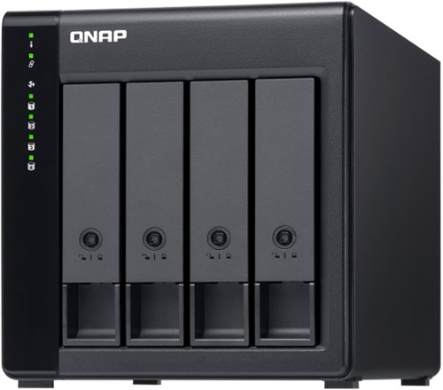 QNAP TL-D400S behuizing voor opslagstations HDD-/SSD-behuizing Zwart, Grijs 2.5/3.5"
