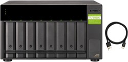 QNAP TL-D800C behuizing voor opslagstations HDD-/SSD-behuizing Zwart, Grijs 2.5/3.5"