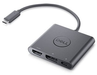 DELL adapter USB-C naar HDMI/DP met Power Pass-Through