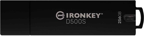 Kingston Technology IronKey D500S USB flash drive 256 GB USB Type-A 3.2 Gen 1 (3.1 Gen 1) Zwart