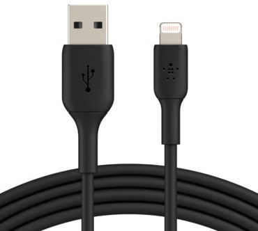 Belkin CAA001BT2MBK Lightning-kabel 2 m Zwart