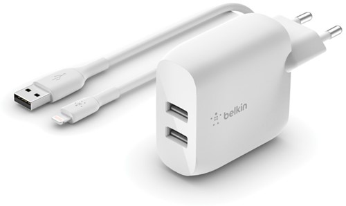 Belkin WCD001VF1MWH oplader voor mobiele apparatuur Wit Binnen