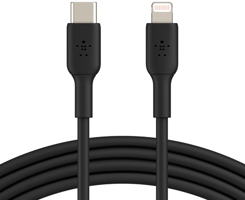 Belkin CAA003BT1MBK Lightning-kabel 1 m Zwart