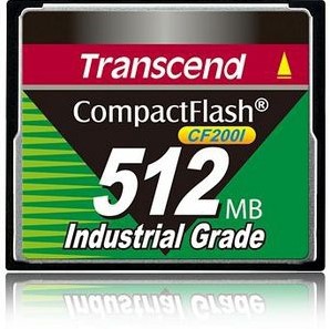 Transcend TS512MCF200I flashgeheugen 0,5 GB CompactFlash