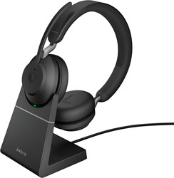 Jabra Evolve2 65, UC Stereo Headset Draadloos Hoofdband Kantoor/callcenter USB Type-C Bluetooth Zwart