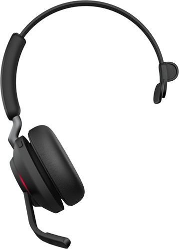 Jabra Evolve2 65, MS Mono Headset Draadloos Hoofdband Kantoor/callcenter USB Type-C Bluetooth Zwart