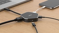 D-Link DUB-M420 notebook dock & poortreplicator Bedraad Thunderbolt 3 Zwart, Zilver-3