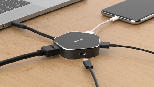 D-Link DUB-M420 notebook dock & poortreplicator Bedraad Thunderbolt 3 Zwart, Zilver-3