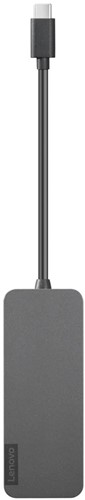 Lenovo 4X90X21427 interface hub USB 3.2 Gen 2 (3.1 Gen 2) Type-C 20000 Mbit/s Grijs
