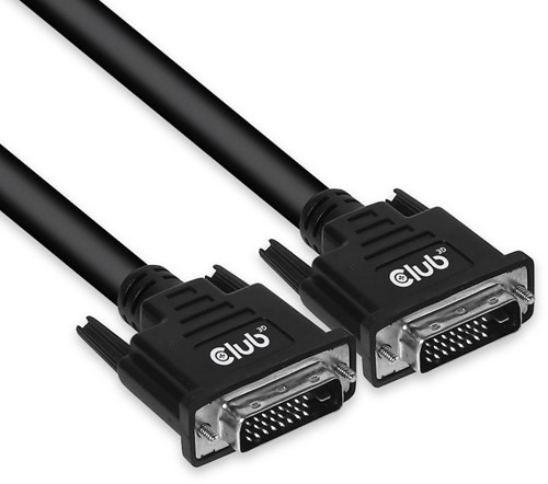 CLUB3D DVI-D Dual Link (24+1) Cable Bidirectional M/M 10m/