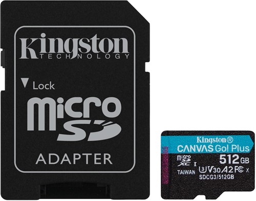 Kingston Technology Canvas Go! Plus 512 GB MicroSD UHS-I Klasse 10