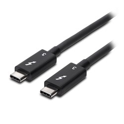 Kensington Thunderbolt 3-kabel van 0,7 m (40 Gbps, 100 W PD, gecertificeerde TB3, USB-C-compatibel)