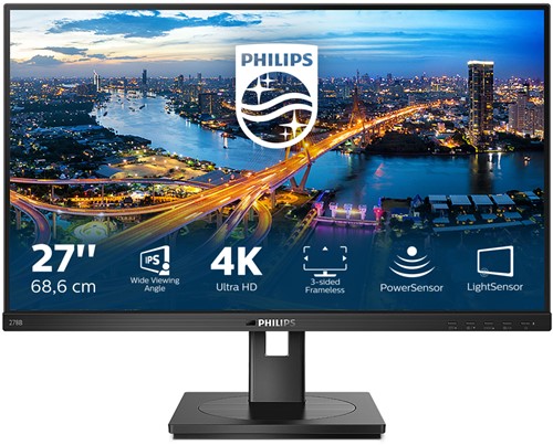 Philips B Line 278B1/00 LED display 68,6 cm (27") 3840 x 2160 Pixels 4K Ultra HD Zwart