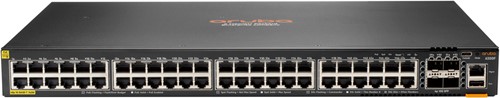Aruba 6200F 48G Class4 PoE 4SFP+ 370W Managed L3 Gigabit Ethernet (10/100/1000) Power over Ethernet (PoE) 1U Zwart