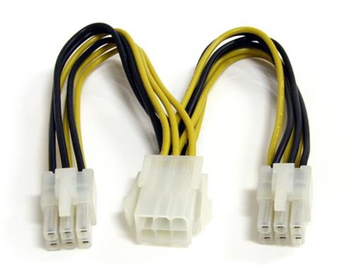 StarTech.com 15cm PCI Express Splitterkabel Voeding