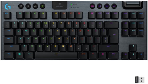 Logitech G G915 Tkl toetsenbord USB QWERTY US International Koolstof